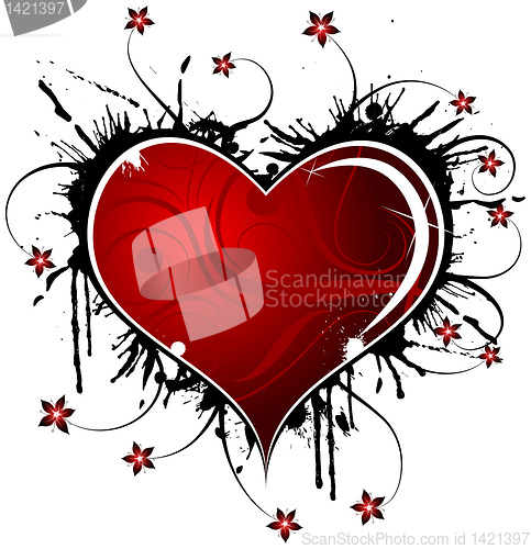 Image of Abstract valentines design, vector