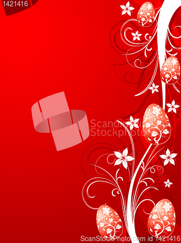 Image of Easter floral background