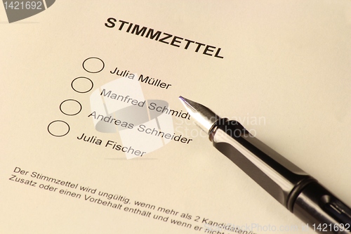 Image of Ballot