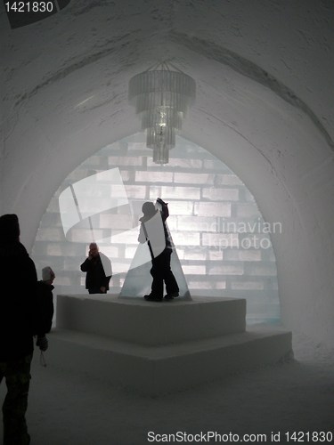 Image of Ice Hotel entrance hall