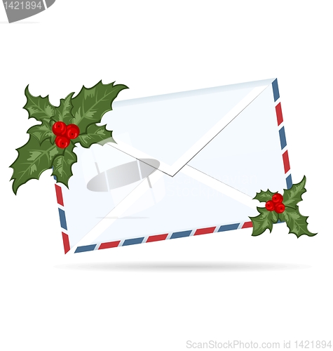 Image of gift letter with Christmas berry