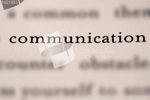 Image of word Communication