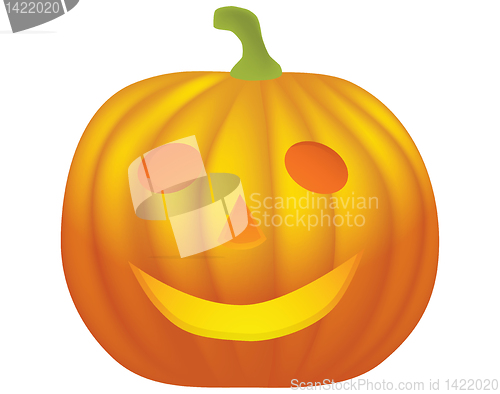 Image of smiling halloween pumpkin