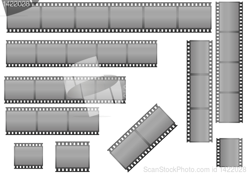 Image of set of filmstrips