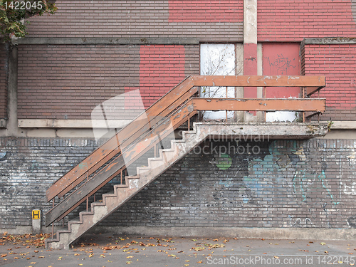 Image of Old industrial stair