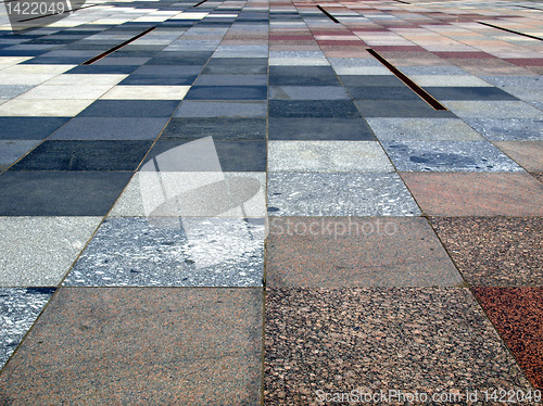 Image of Concrete sidewalk pavement