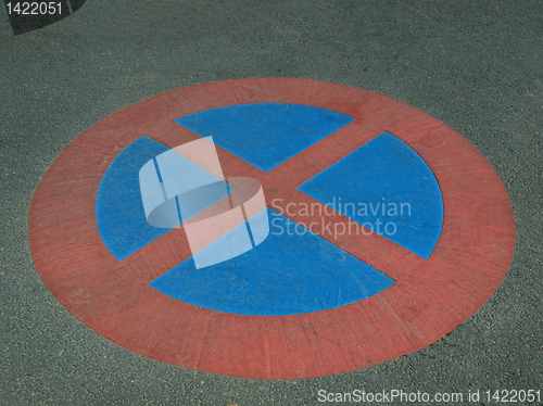 Image of No parking sign