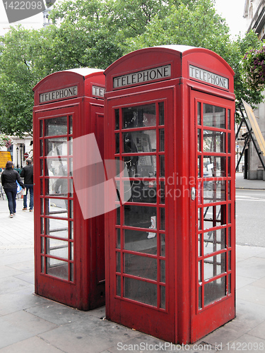 Image of London telephone box