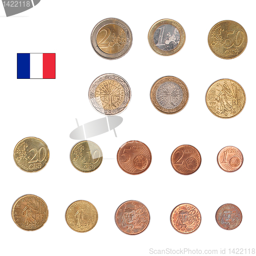 Image of Euro coin - France