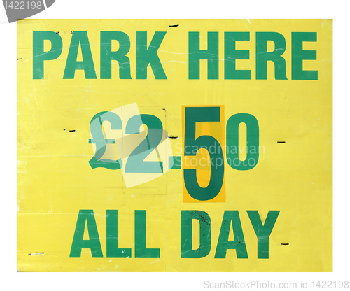 Image of Parking sign