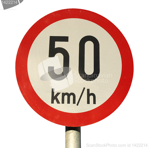 Image of Speed limit sign