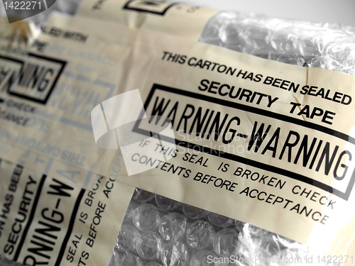 Image of Warning - security tape