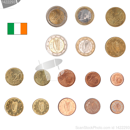 Image of Euro coin - Ireland