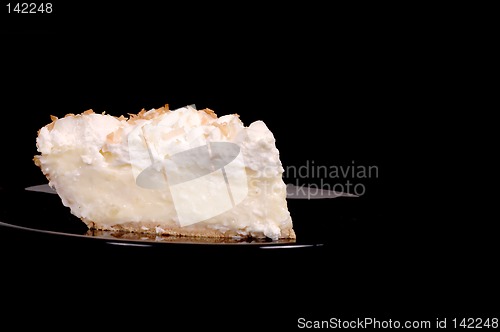 Image of Pineapple coconut cream pie with toasted coconut