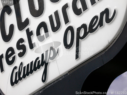 Image of restaurant sign