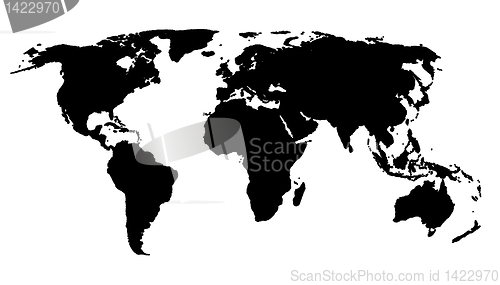 Image of world map