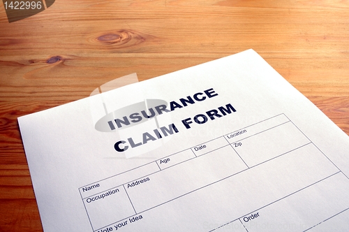 Image of insurance claim form