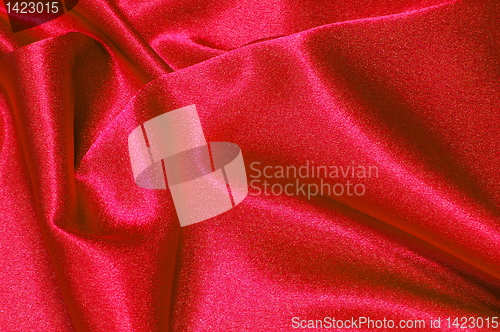 Image of red satin background