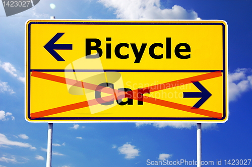 Image of car or bicycle