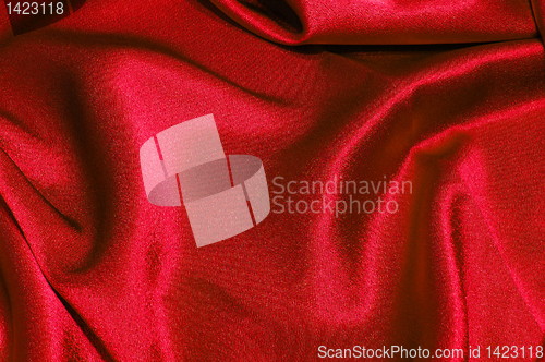 Image of red satin background