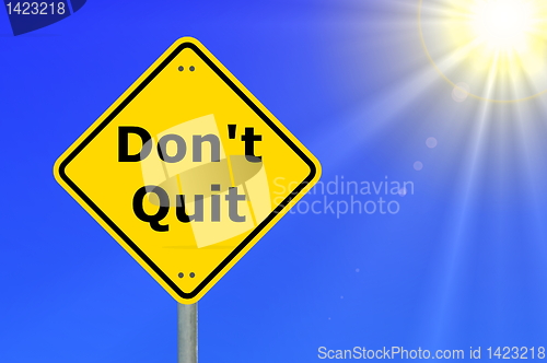 Image of dont quit motivation