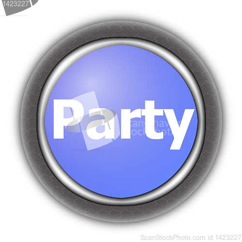 Image of party and fun button