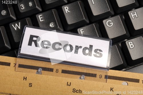 Image of records