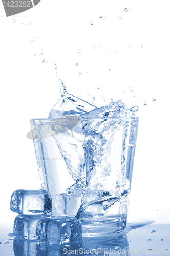 Image of ice water