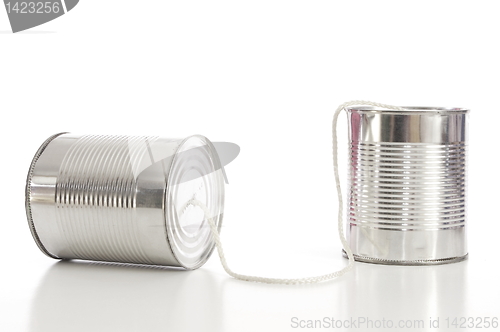 Image of tin can phone