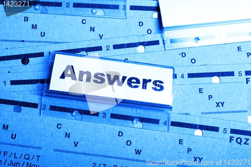Image of answers