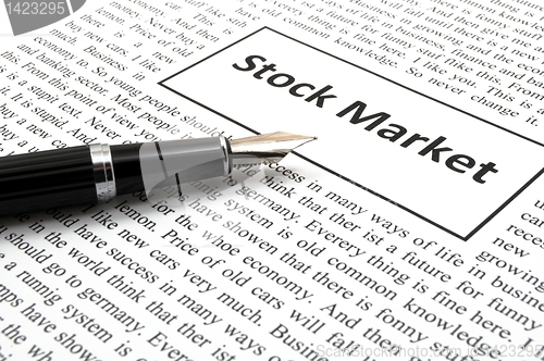 Image of stock market