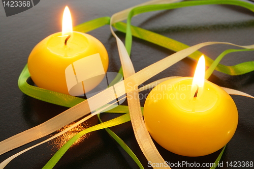 Image of yellow candle