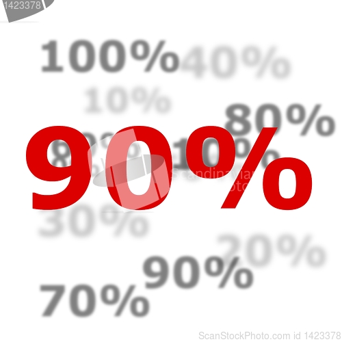 Image of 90 percent