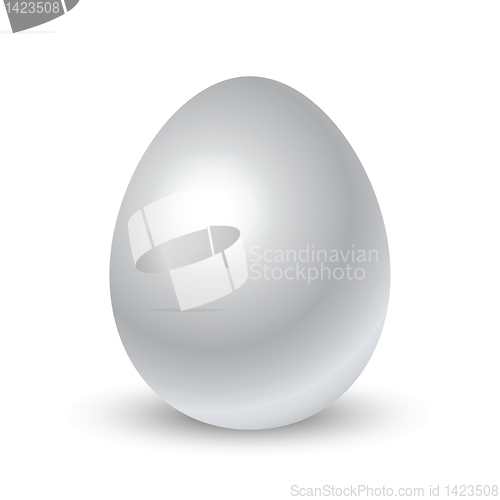 Image of silver egg