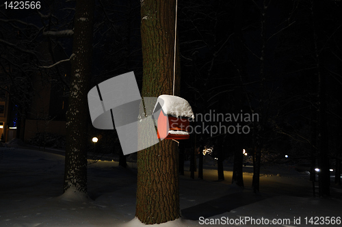 Image of Winter bird-house