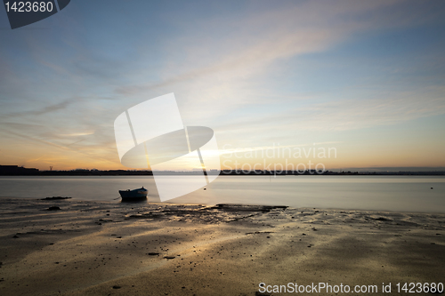 Image of Sunset on the river.