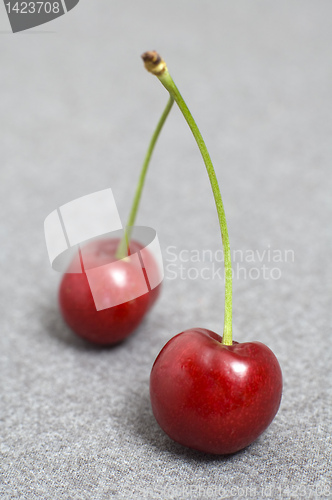 Image of two cherries