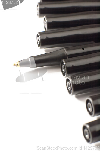 Image of black pens