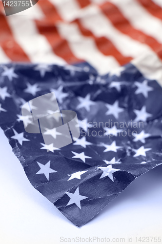 Image of American flag detail