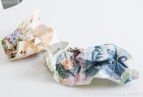 Image of Crumpled Money