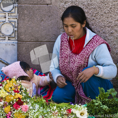 Image of Peruvian mother
