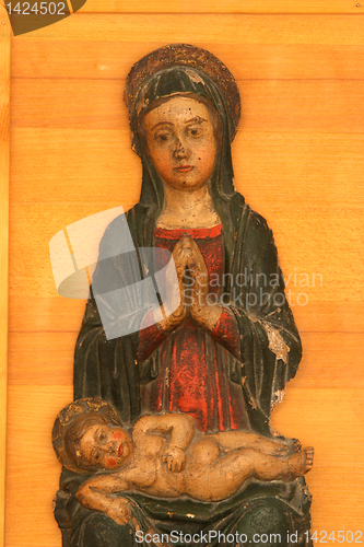 Image of Blessed Virgin Mary with baby Jesus