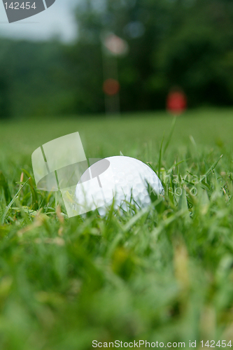 Image of Golf-ball near the green