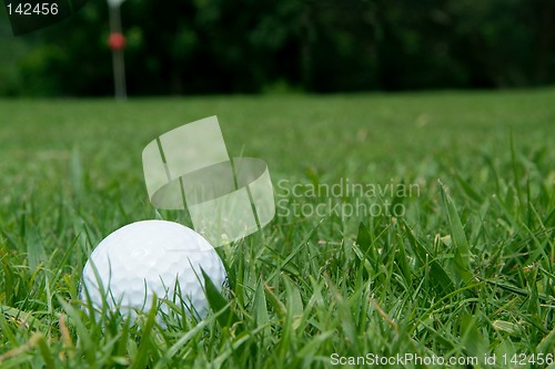 Image of Golfball near green