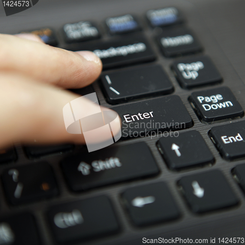 Image of laptop keyboard
