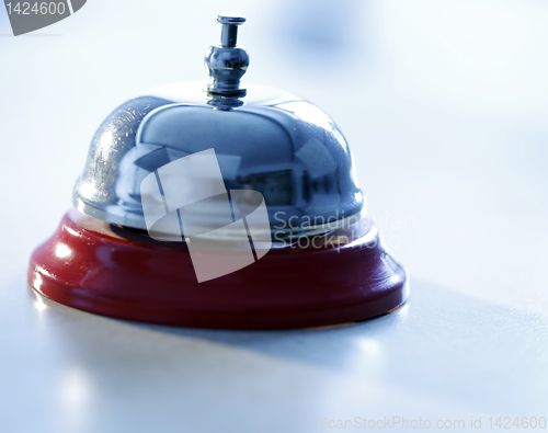 Image of Close up photo of a bell 