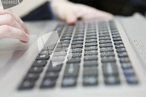 Image of laptop keyboard