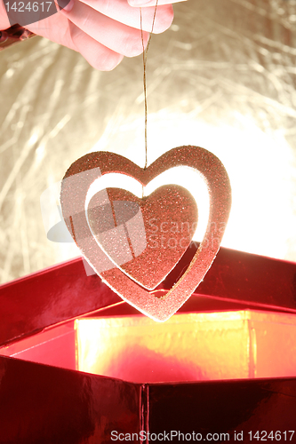 Image of Yellow hearts.