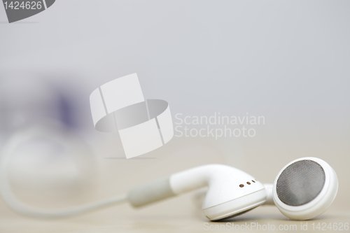 Image of Modern earphones