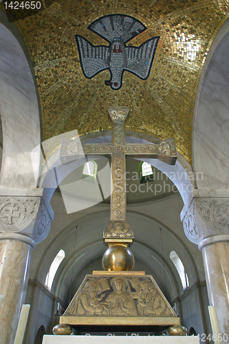 Image of Holy Spirit Bird and Cross
